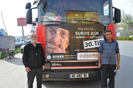 Suriye’ye 30. TIR gitti