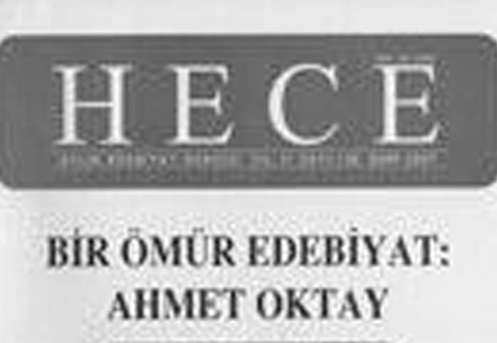 Ahmet Oktay'ın 50. yılı Hece'de