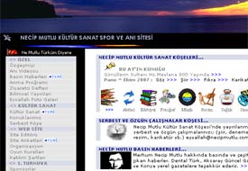 Necip Mutlu için web sitesi hazırlandı