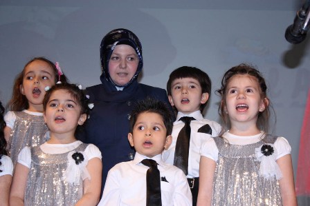 Minikler O’nu andı