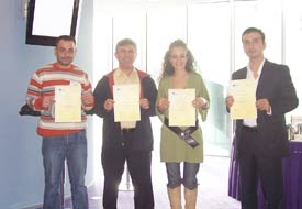 Estonya'da etkinliğe katıldı