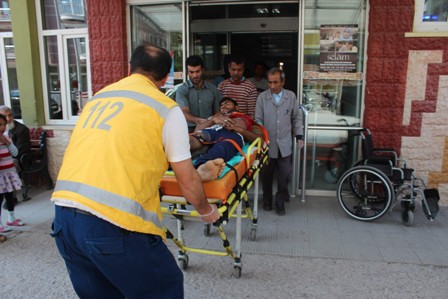 Elektrik akımına kapılan işçi yaralandı