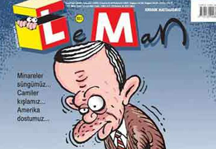 Leman'ın kapağı yine Erdoğan