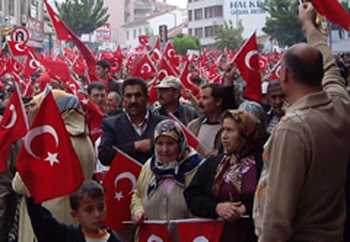 Şehilere saygı mitingi