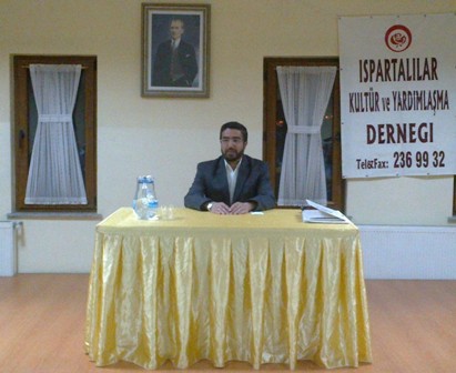 Konya Ispartalılar Derneği’nde konferans