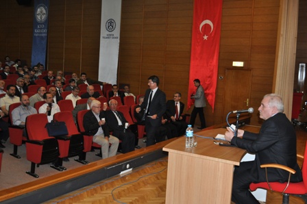 "Ticaret Ahlakı" konulu konferansı yapıldı