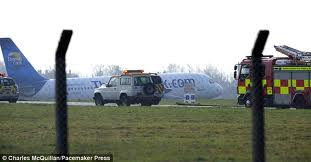 İngiliz Yolcu Uçağı Acil İniş Yaptı