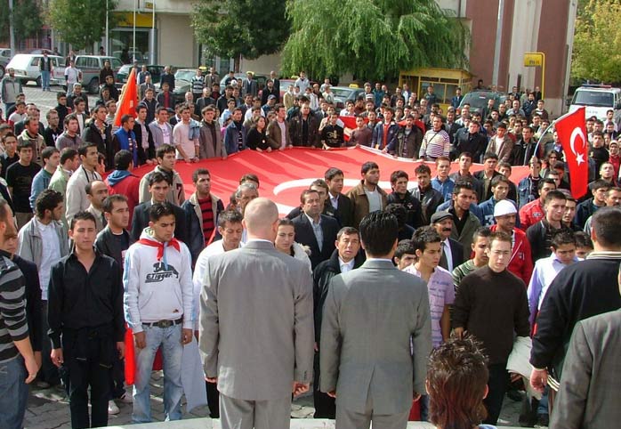 Teröre lanet yürüyüşü