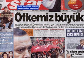 Birinci sayfalar teröre ayrıldı