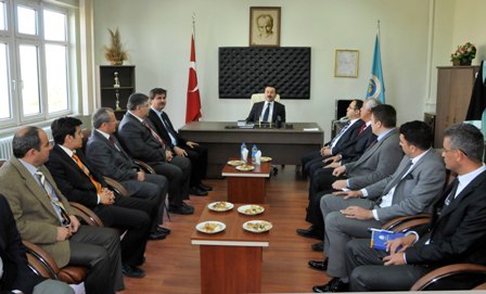 Rektör Gökbel İlçe ziyaretlerini sürdürüyor