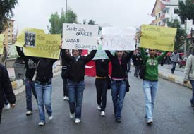 Seydişehir'de Teröre Lanet yürüyüşü
