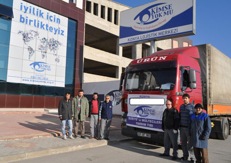 Kimse Yokmu'dan yardım konvoyu