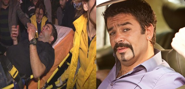 Ünlü oyuncu etrafı savaş alanına çevirdi