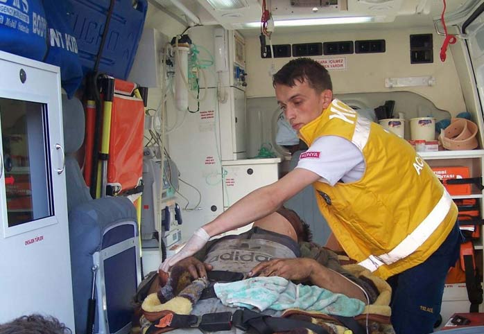 Mermer ocağında iş kazası: 1 yaralı