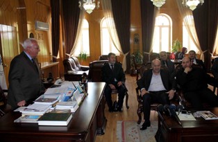 Karadağ heyetinden Özbuğday'a ziyaret
