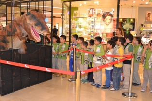 Dev dinozorlar Kentplaza’ya geldi