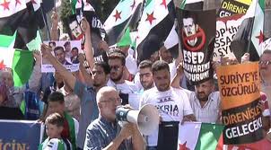 Suriye'deki Katliamlar İstanbul'da Protesto Edildi