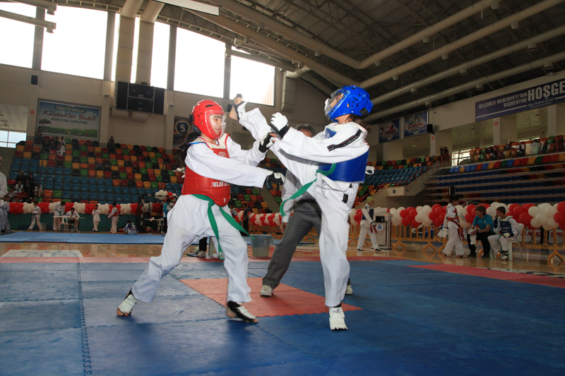 Seydişehir'de tekvando kuşak sınavı yapıldı