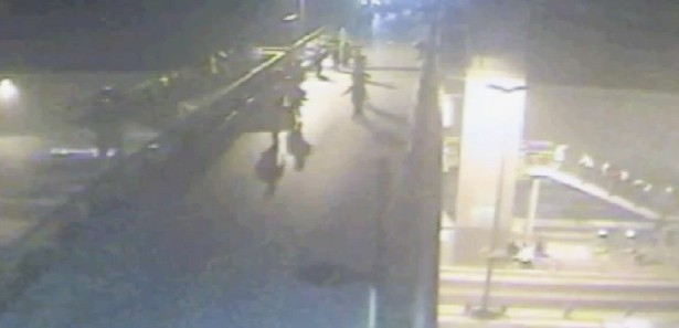 Holigan cinayeti kameraya böyle takıldı