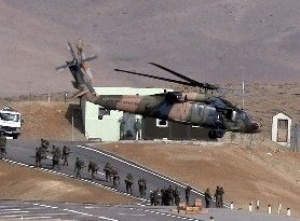 Dağlıca komutanı görevde