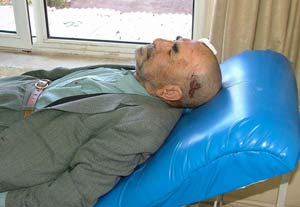 Demir çubuk hastanelik etti