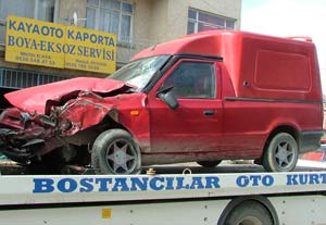 Trafik kazası: 1 yaralı