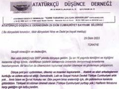 ADD'den ilginç provokatif mektup!