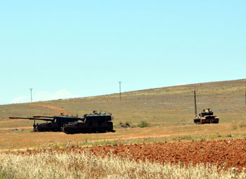 Suriye sınırında askeri hareketlilik