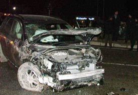 Trafik kazası: 3 ölü, 1 yaralı