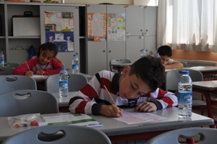 Diltaş’ta bursluluk sınavı yapıldı