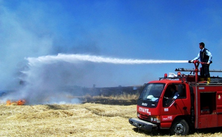 Çumra'da Anız Yangınlarına Yönelik Uyarı