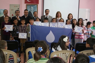 Taşradaki okullara mavi bayrak