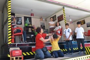 AKUT'un deprem tırı Ereğli'de