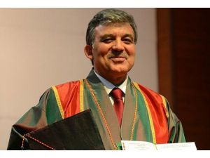 Gül'e fahri profesörlük unvanı verildi