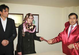 Meram'da 2007. nikah kıyıldı
