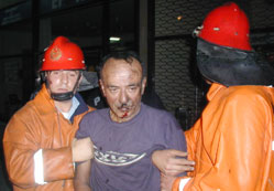 Hazım Uluşahin’de yangın