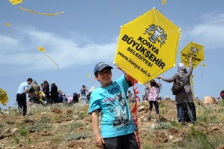 Uçurtma ve bisiklet şenliği yapıldı