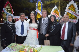 Bilici ve Büyükbayram ailelerin mutlu günü