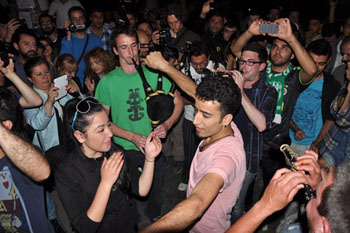 Gezi Parkı'nda Kandil gecesi böyle geçti