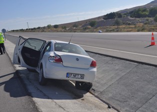 Konya'da trafik kazası: 2 yaralı