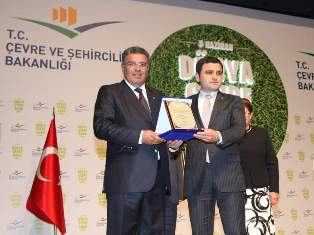 Selçuklu'ya çevre ödülü