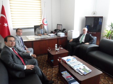 Cem Zorlu, Sağlık Bakanlığını ziyaret etti