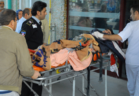 4. kattan düşen işçi yaralandı