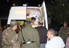 Tırmığın üzerine düşen çocuk yaralandı