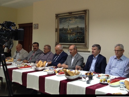 Gıda, demirci ve teneke sektörü temsilcileriyle bir araya geldiler