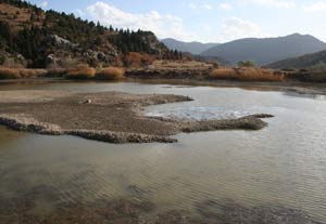 Doğal gölete su takviyesi