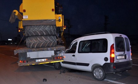 Kamyonet tır’a arkadan çarptı: 5 yaralı