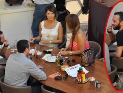 Demet Akalın ve Bengü yemekte