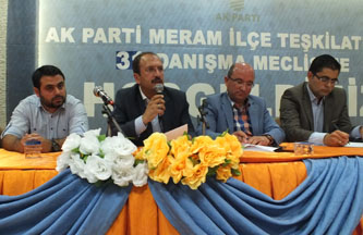 AK Parti Meram İlçe Teşkilatı 31. Danışma Meclisi’ni yaptı