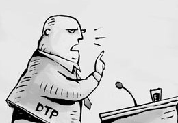 Zaman'da bir DTP karikatürü